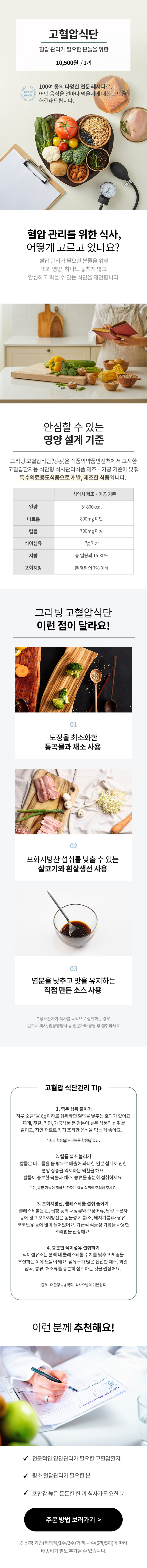 고혈압식단
